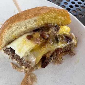 The Cut - Savory burger with additional egg. - Burgers Near Me - Irvine, California The Cut - Savory burger with additional egg. - Burgers Near Me - Irvine, California