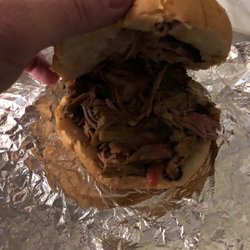 Vito’s Family BBQ - Good size pulled pork sandwich for $6.50