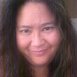 Sabina's Hair Salon - Me with long hair this morning before I chopped off my 4 ponytails to donate.