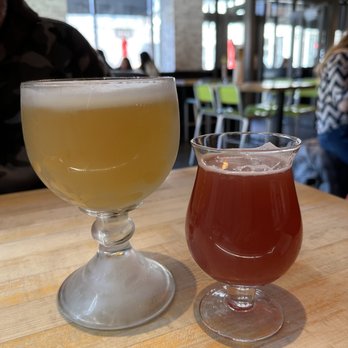 Hopdoddy Burger Bar - Hazy IPA, raspberry sour - Burgers Near Me - Denver, Colorado
