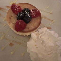 Italian cheesecake & crème brule' Italian cheesecake & crème brule'