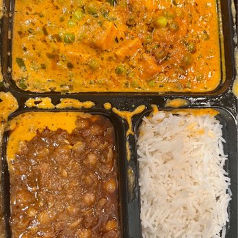 Dhabewala Indian Shack - Methi Matar Paneer Malai Lunch with Chana Masala, rice. Includes half Plain Naan - Indian Near Me - Stamford, Connecticut Dhabewala Indian Shack - Methi Matar Paneer Malai Lunch with Chana Masala, rice. Includes half Plain Naan - Indian Near Me - Stamford, Connecticut