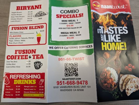 Menu photo 6 Naan Twist Indian Food Riverside Riverside, CA Menu photo 6 Naan Twist Indian Food Riverside Riverside, CA