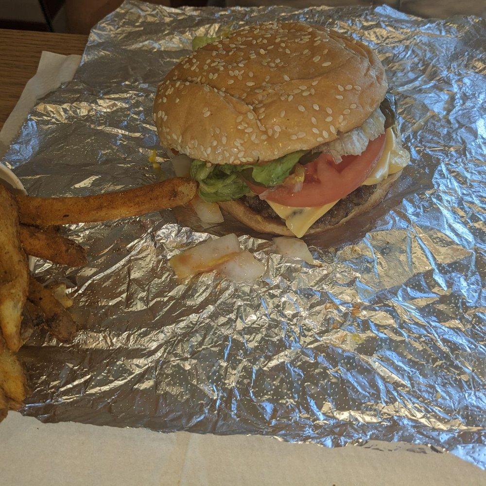 Five Guys - a hamburger and french fries - Fast Food Near Me - Ottawa, Ontario Five Guys - a hamburger and french fries - Fast Food Near Me - Ottawa, Ontario