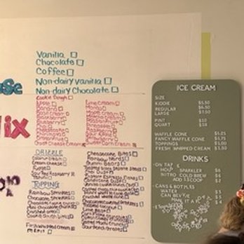 sweeties - Menu for that day - Ice Cream & Frozen Yogurt Near Me - Boston, Massachusetts