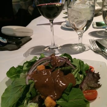 Ruth's Chris Steak House - Salad with croutons and red wine - Steakhouses Near Me - Pasadena, California Ruth's Chris Steak House - Salad with croutons and red wine - Steakhouses Near Me - Pasadena, California