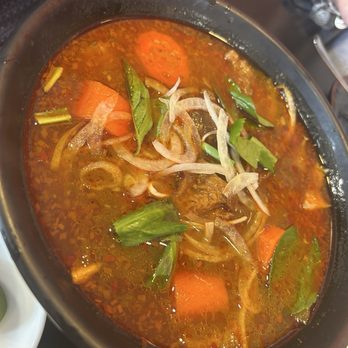 Viet Corner - Beef stew - has a nice spicy kick to it - Vietnamese Near Me - Houston, Texas