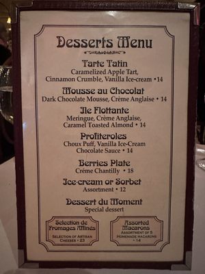 Menu photo 6 Orsay New York, NY Menu photo 6 Orsay New York, NY