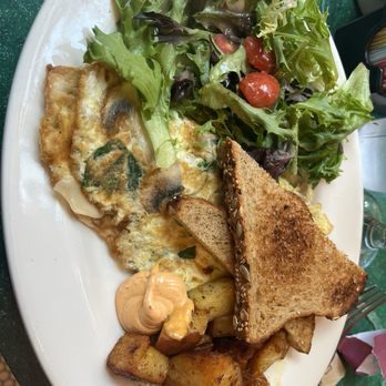 Cafe Bonjour - House Omelet Plate - Breakfast & Brunch Near Me - Boston, Massachusetts Cafe Bonjour - House Omelet Plate - Breakfast & Brunch Near Me - Boston, Massachusetts