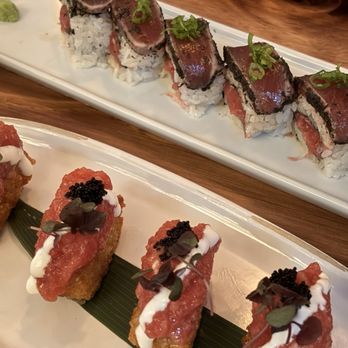 Mamanoko - Toro cake ($28 for 4) and kinobi roll ($27) - Japanese Near Me - San Francisco, California Mamanoko - Toro cake ($28 for 4) and kinobi roll ($27) - Japanese Near Me - San Francisco, California
