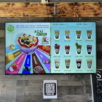 SuCane - Menu - Juice Bars & Smoothies Near Me - Gardena, California