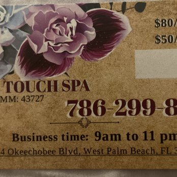 Asian Touch Spa - Price and business card - Massage Near Me - West Palm Beach, Florida Asian Touch Spa - Price and business card - Massage Near Me - West Palm Beach, Florida