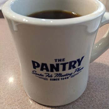 Pantry Restaurant - Great coffee in a cool mug - Breakfast & Brunch Near Me - Santa Fe, New Mexico Pantry Restaurant - Great coffee in a cool mug - Breakfast & Brunch Near Me - Santa Fe, New Mexico