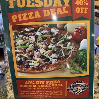 Straw Hat Pizza - Tuesday 40% off - Pizza Near Me - Cerritos, California Straw Hat Pizza - Tuesday 40% off - Pizza Near Me - Cerritos, California