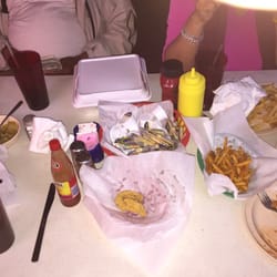 Doc's Fish & Steak - The aftermath.. Nom, nom