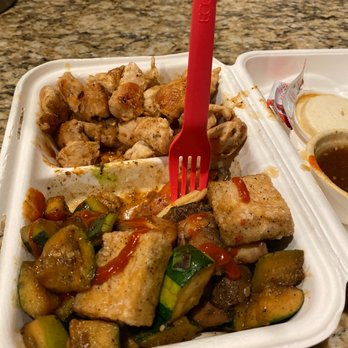 The Saucy Hibachi - Chicken with tofu and all veggies - Food Trucks Near Me - Denton, Texas The Saucy Hibachi - Chicken with tofu and all veggies - Food Trucks Near Me - Denton, Texas