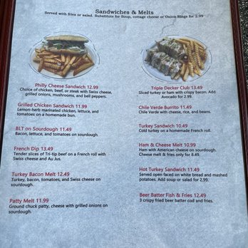 Chubby's - Menu as of 8/18/24 - Diners Near Me - Hanford, California