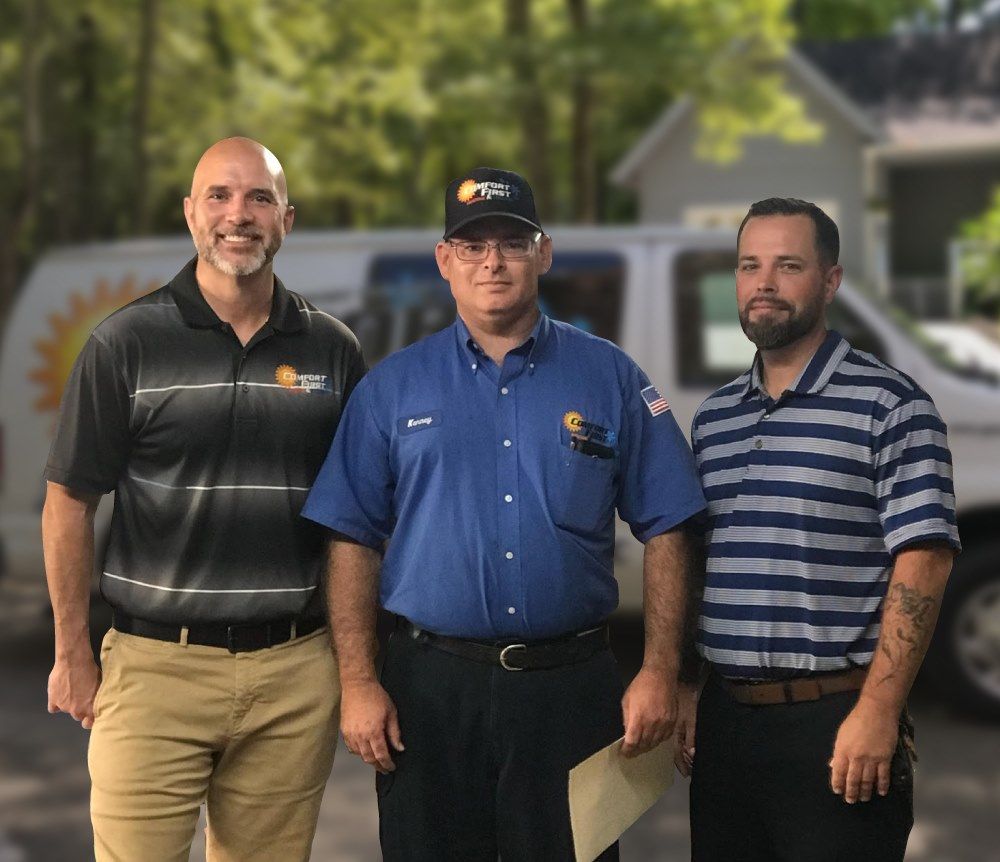 Slide of Comfort First Heating and Cooling