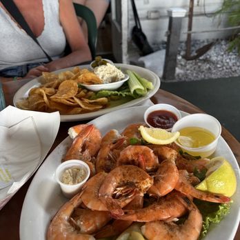 Two Friends Patio - This was the fish dip in 1 pound pink shrimp - Seafood Near Me - Key West, Florida Two Friends Patio - This was the fish dip in 1 pound pink shrimp - Seafood Near Me - Key West, Florida