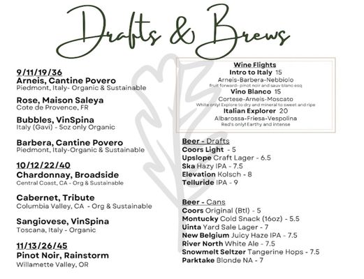 Menu photo 4 Social Oak Wine Bar Eagle, CO