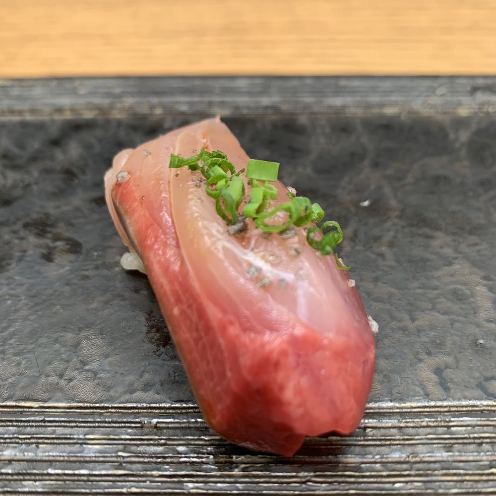 Sushi Lab Rooftop - Yellowtail with yuza - Japanese Near Me - New York, New York