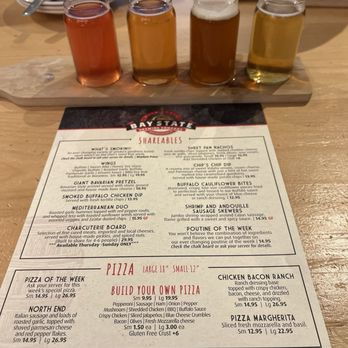 Bay State Brewing - Blood Orange, Madame Rhubarb, Slam Dunk and Vinny Cream - Breweries Near Me - Worcester, Massachusetts