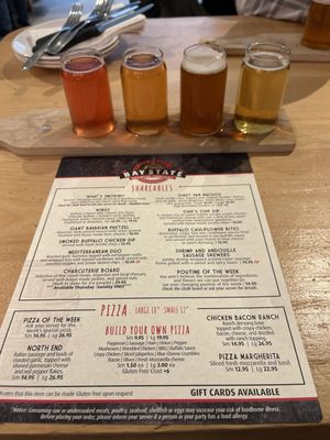 Menu photo 1 Bay State Brewing Worcester, MA