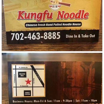 Kungfu Noodle - Address - Noodles Near Me - Henderson, Nevada