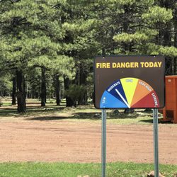 Hawley Lake - Moderate Fire Danger