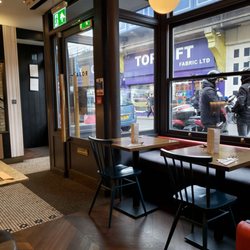 Rosa's Thai Cafe - Photo from inside the café looking at the Brixton Village.