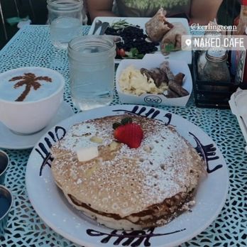Naked Cafe - Buff Burritos, Tree Hugger Pancakes, Oceans Blue Latte, wet nose scramble - Breakfast & Brunch Near Me - Solana Beach, California Naked Cafe - Buff Burritos, Tree Hugger Pancakes, Oceans Blue Latte, wet nose scramble - Breakfast & Brunch Near Me - Solana Beach, California