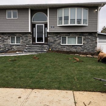 VDG Contracting - Culture stone/ Sod- in progress - General Contractors Near Me - East Meadow, New York