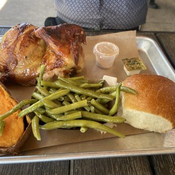 Cowboy Chicken - Half chicken platter - Barbeque Near Me - Kissimmee, Florida