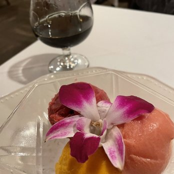 Tortino Restaurant - Assorted Sorbet and Romana Sambuca - Italian Near Me - Washington, DC, District of Columbia