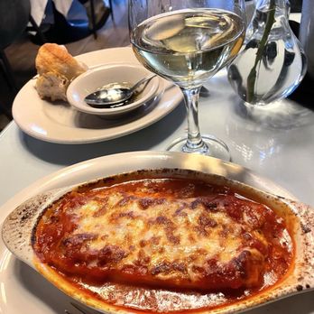 Cafe Bella - Lasagna. My husband's go to entree! - Italian Near Me - Fort Worth, Texas