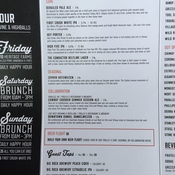 Trolley 5 - Drink menu - Canadian (New) Near Me - Calgary, Alberta Trolley 5 - Drink menu - Canadian (New) Near Me - Calgary, Alberta