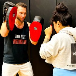 Adam Wise - Practicing punches!