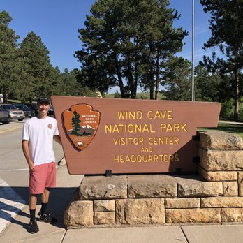 Wind Cave National Park - Great sign located right outside Visitors Center. - Hiking Near Me - Hot Springs, South Dakota Wind Cave National Park - Great sign located right outside Visitors Center. - Hiking Near Me - Hot Springs, South Dakota