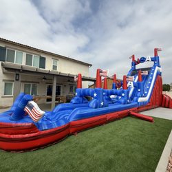 Jumping Stars Part Rental - 45ft USA Waterslide with slip and slide