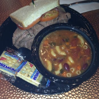 Binion's Cafe - Soup and sandwich combo. The perfect and tasty midnight treat after haunting Fremont Street. - Cafes Near Me - Las Vegas, Nevada