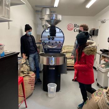 Ramble Coffee - a group of people in a coffee shop - Coffee Roasteries Near Me - Columbus, Ohio