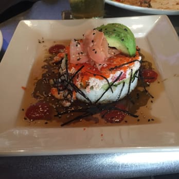 Yard House - New take on sushi. California Role for Happy hour 3-6pm. Only $7 - New American Near Me - Atlanta, Georgia Yard House - New take on sushi. California Role for Happy hour 3-6pm. Only $7 - New American Near Me - Atlanta, Georgia
