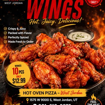 Hot Oven Pizza - Pizza Near Me - West Jordan, Utah Hot Oven Pizza - Pizza Near Me - West Jordan, Utah