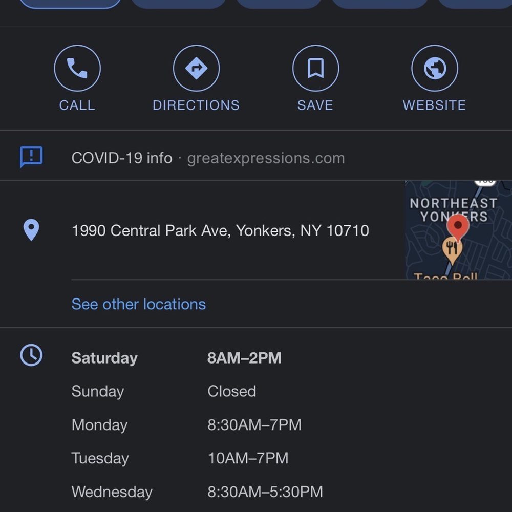 Great Expressions Dental Centers - Apparent hours of operation - Oral Surgeons Near Me - Yonkers, New York Great Expressions Dental Centers - Apparent hours of operation - Oral Surgeons Near Me - Yonkers, New York