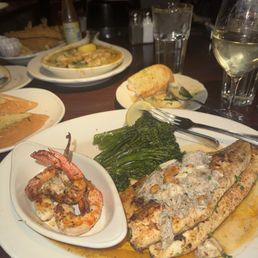 Rainbow Trout & Jumbo Crab
