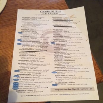 Colorado Plus Brew Pub - Beer menu - Breweries Near Me - Wheat Ridge, Colorado Colorado Plus Brew Pub - Beer menu - Breweries Near Me - Wheat Ridge, Colorado