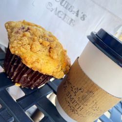Louisa's Cache - Blueberry muffin and lavender vanilla latte