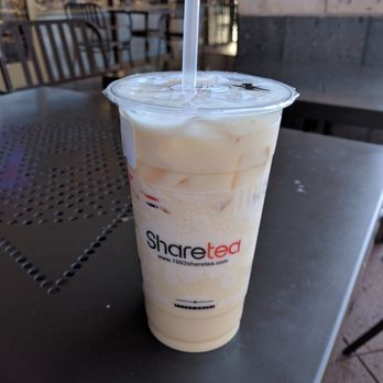 Sharetea - Classic milk tea - green ($3.25) - Bubble Tea Near Me - Santa Ana, California