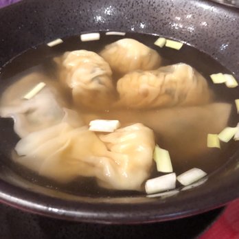 Yummy Noodle House 粥麵之家 - Shrimp wonton, shrimp dumpling, cilantro & preserved egg dumpling soup - Noodles Near Me - Bayside, New York