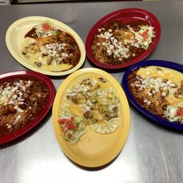Tacos De Carne Asada, Pollo Asado, Puerco Asado, Carnitas or Chicharrón